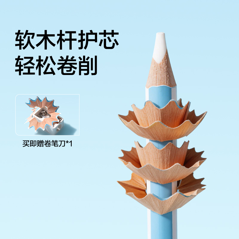 纽赛NS798-DZ三角款粗杆橡皮笔(混)(盒)