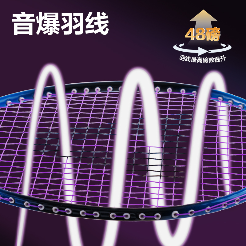 安格耐特FH145考满分考试碳钢合金羽毛球拍(对拍)(带3球)(混)(付)