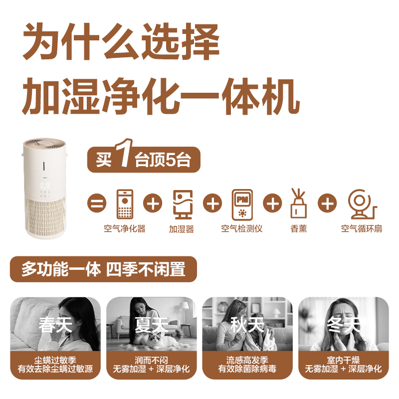 纵横LD551空气净化器（白）