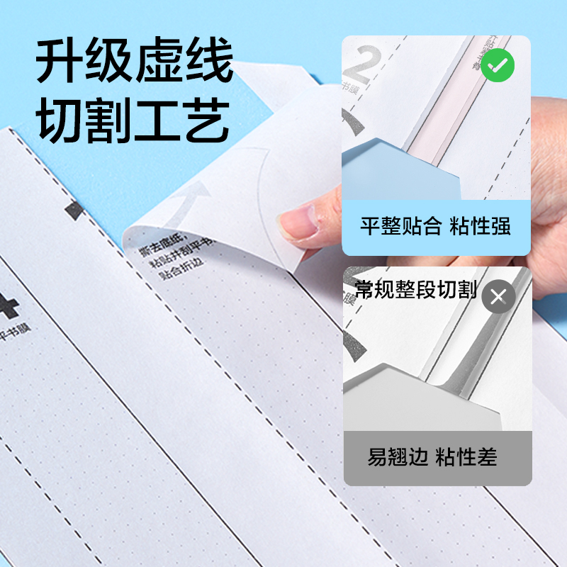 纵横NS1801纽赛分段式包书膜27张套装(混)（套）