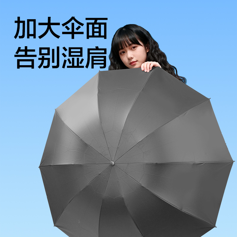 纵横LY601加大晴雨伞(10K60)(灰)(把)