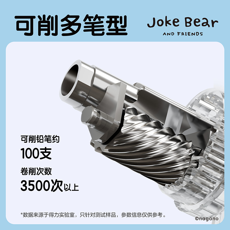 纵横ZCX138自嘲熊削笔机(米白色)(个)
