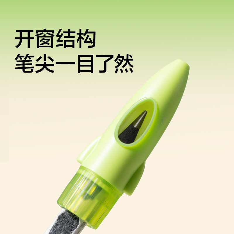 纽赛NS802-F目愈森林护眼软胶笔帽(混)(5支/卡)