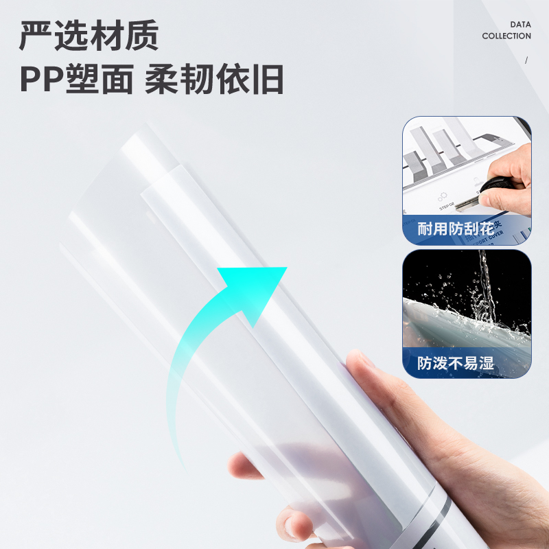 纵横PP705_25mm三角抽杆夹(白)(5个/包)