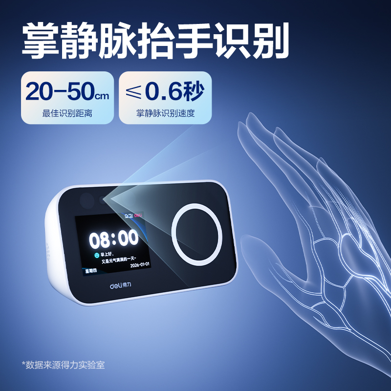 纵横D35-4G智能云考勤机(白色)台