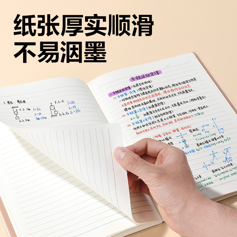 纵横T1680-A牛盾胶套本(物理)(本)