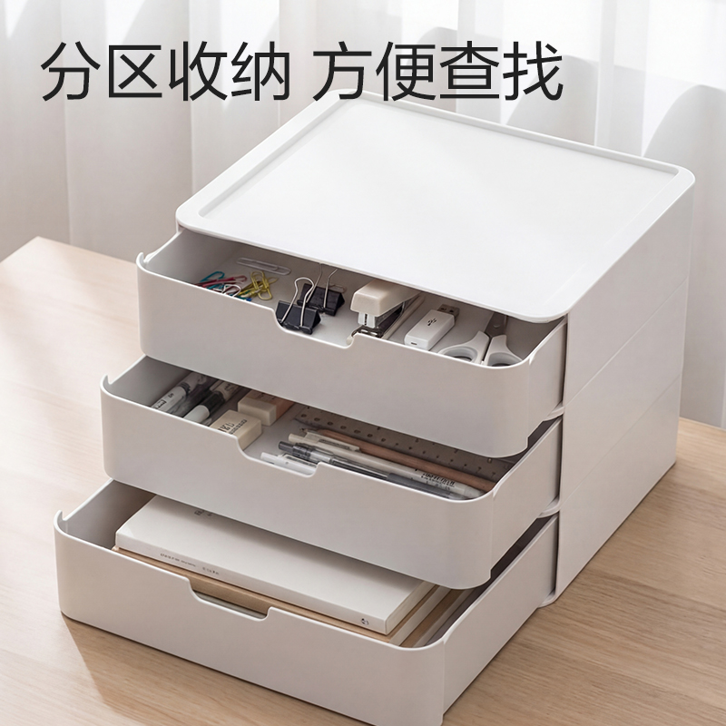 纵横XDM218组合抽屉大件套(白色)(套)