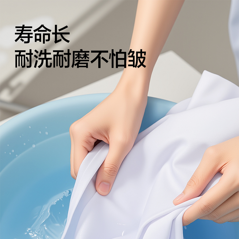 纵横LQ646纽扣长袖款白大褂XXXXL码(白)(1件/袋)