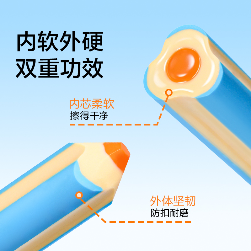 纽赛NS1778真集屑橡皮擦（5块装）(混)(盒)