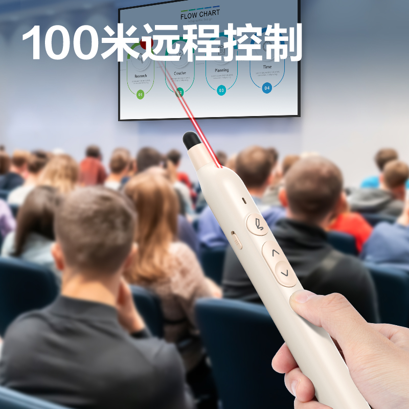 纵横MA121激光翻页笔(粉)(支)