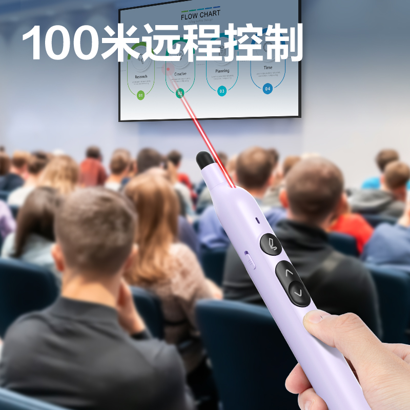 纵横MA121激光翻页笔(紫)(支)