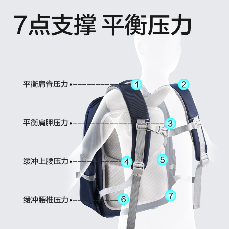 纵横BB231学院派收纳王书包(咖)(个)