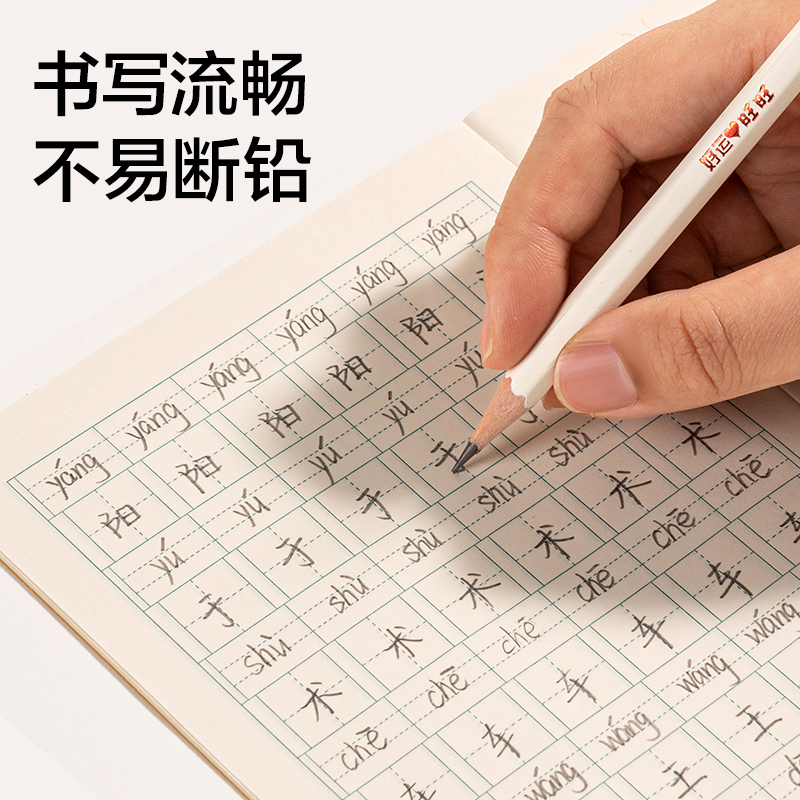 纵横DW999-HB旺旺系列-文具六角杆书写铅笔HB(混)(10支/盒)