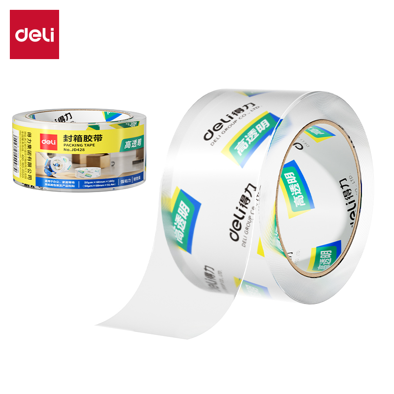 纵横JD428封箱胶带60mm*100y*50um(卷)(高透)