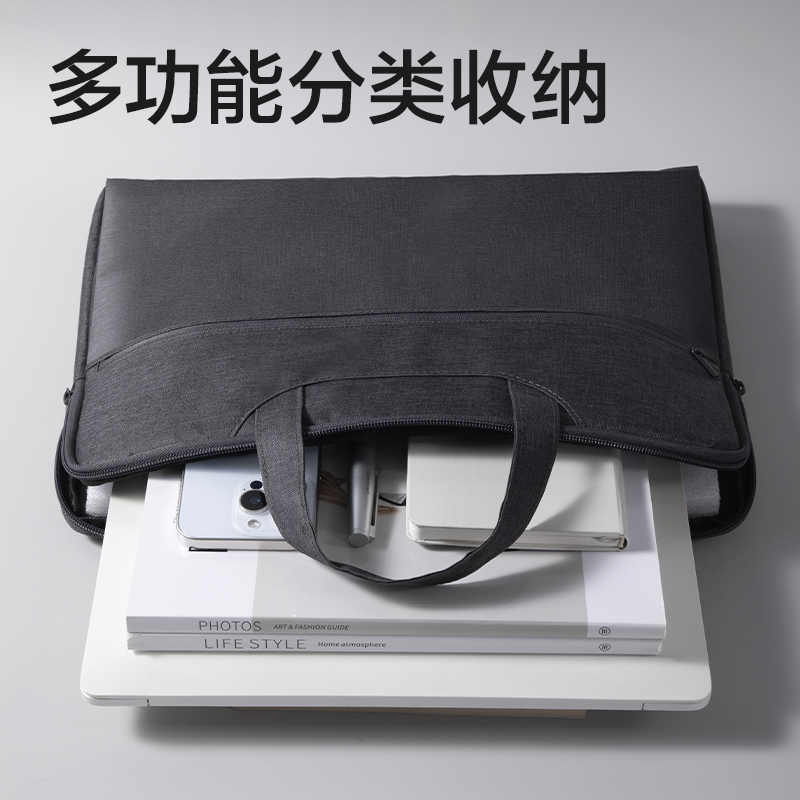 纵横5590ES简约商务公文包(灰)(个)