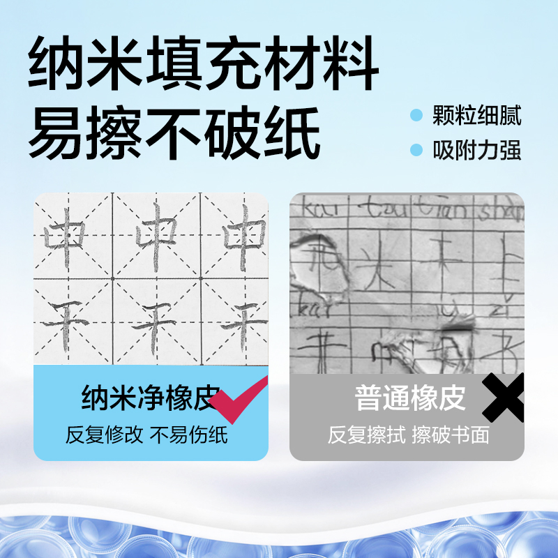 纵横VP284-S纳米净果冻色橡皮擦小号(混)(块)