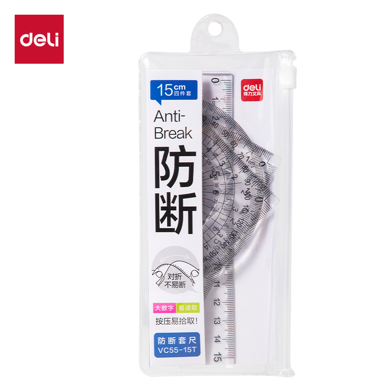 纵横VC55-15T防断套尺15cm(透明)(套)