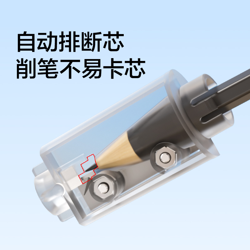 纽赛NS1240电动卷笔刀替换刀头（卡）（透明）