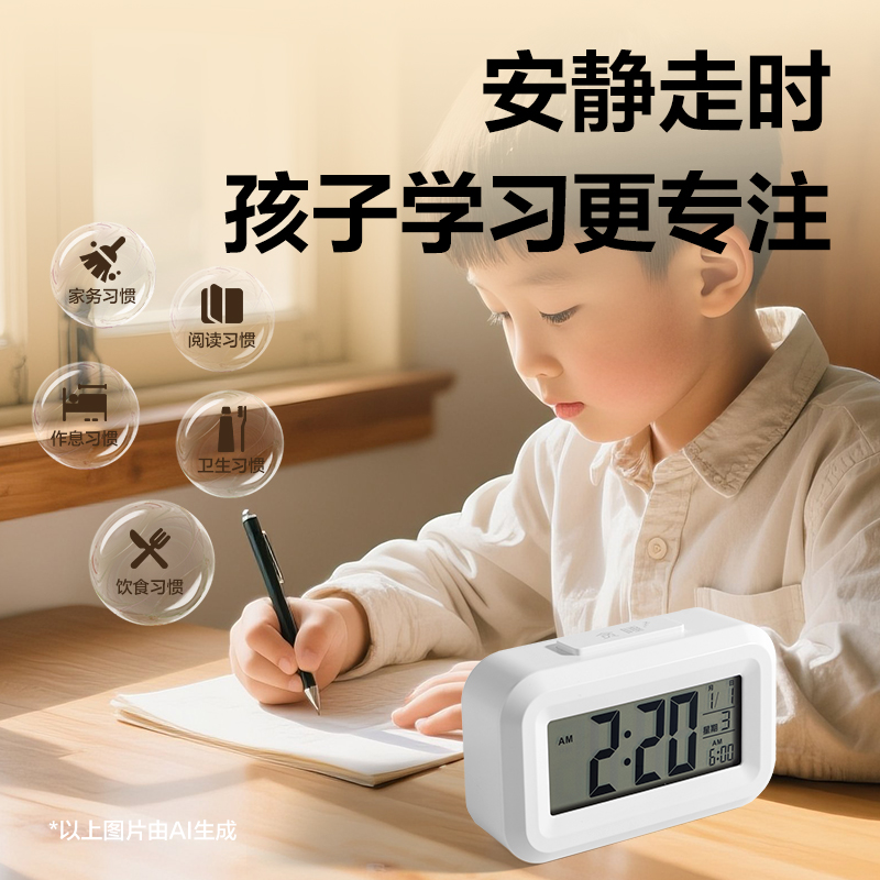 纵横LE128时钟-闹钟(白)(台)
