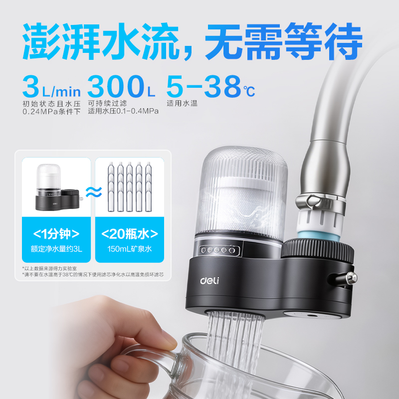 纵横LD470龙头净水器（一机四芯）(灰)(台)