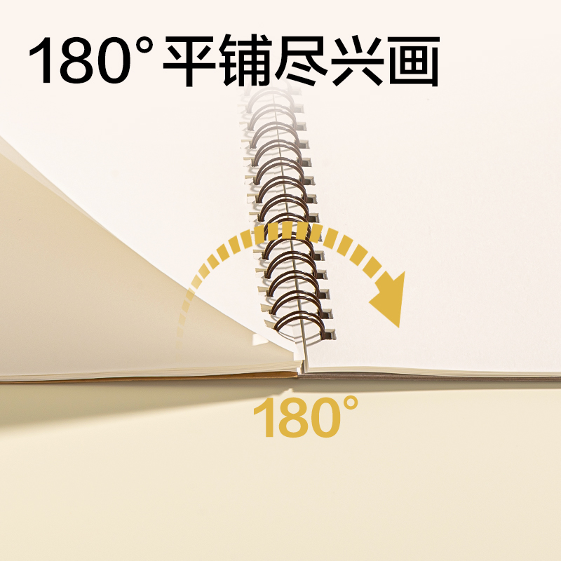纵横BE20-L手绘大师-牛皮螺旋图画本195*280mm20张(牛皮)(本)