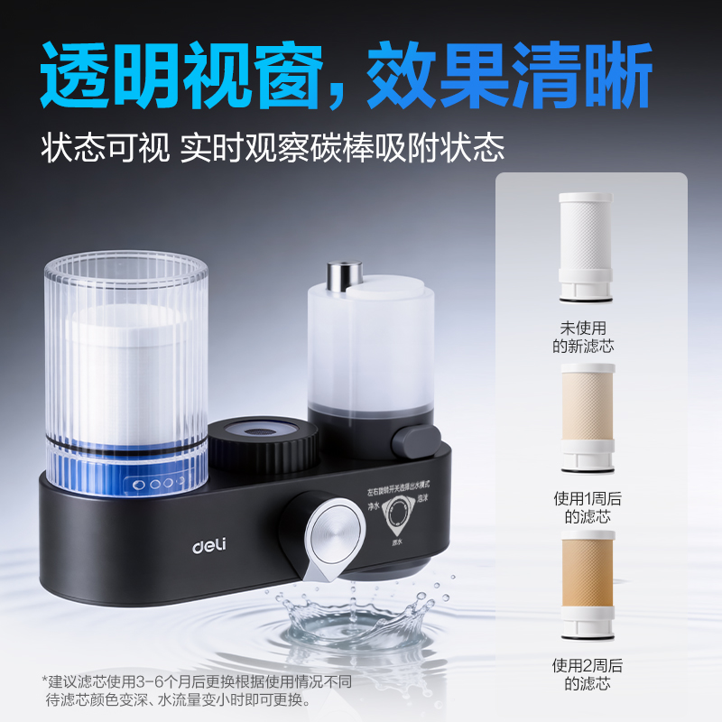 纵横LD480龙头净水器（一机一芯）（灰)(台)
