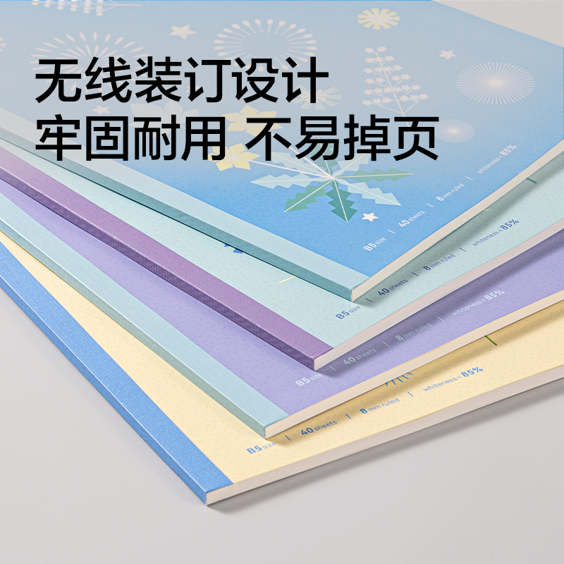 纵横WB540-P无线装订本(花语浅调)(本)