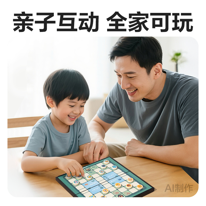 纵横YW666-MD中号磁石斗兽棋(混)(盒)