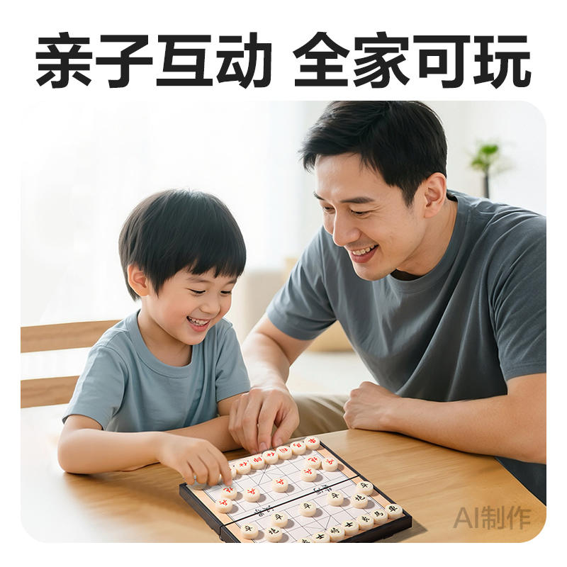 纵横YW666-SX小号磁石象棋(混)(盒)