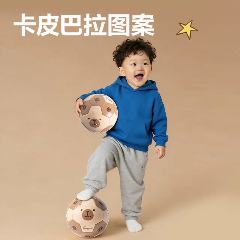 安格耐特FD207足球-PVC球-卡通款(5号球)(棕)(个)