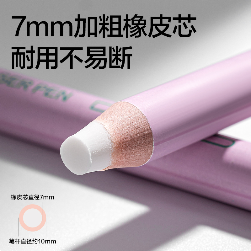 dmast丹途RK207圆杆7mm芯笔形橡皮擦(粉红)(支)