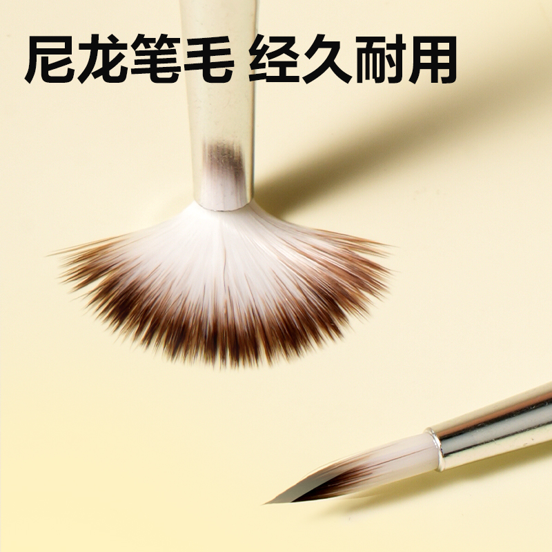 纵横HS716三支装美术画笔套装(蓝色)(袋)