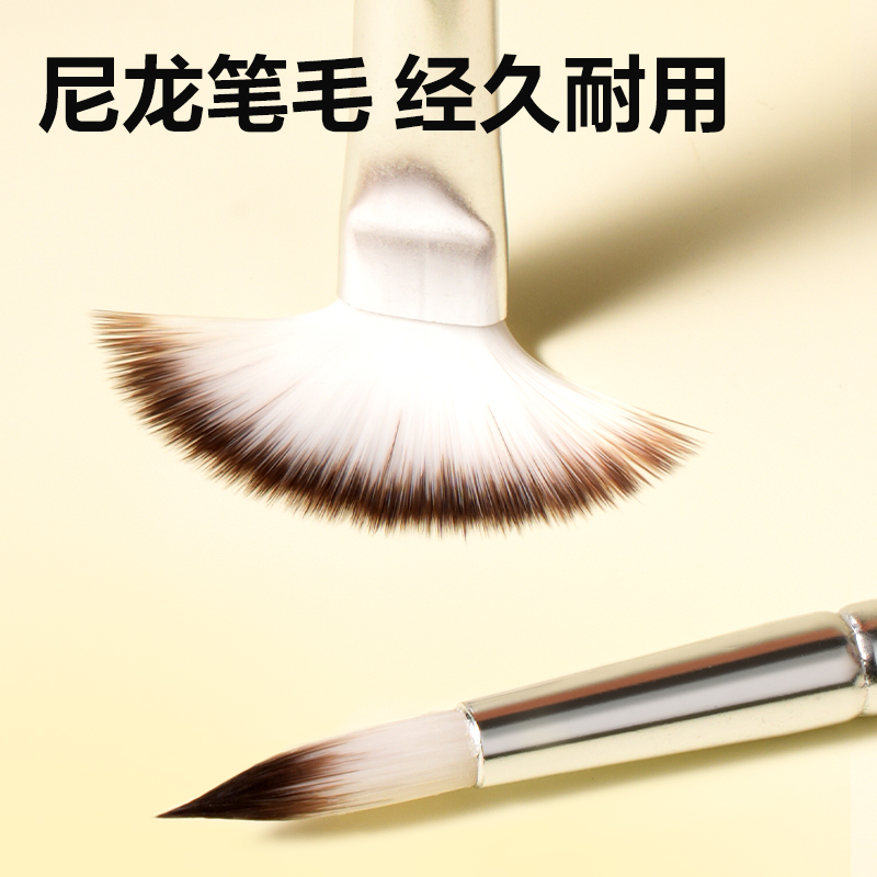 纵横HS718六支装美术画笔套装(橙色)(袋)