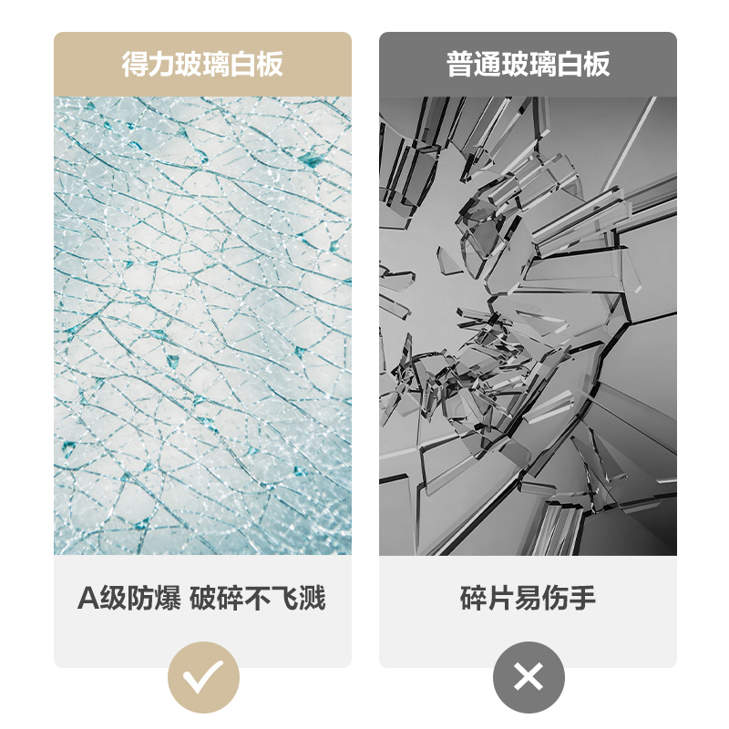 纵横8737Pro_H型架手摇升降磁性玻璃白板(黑)(块)