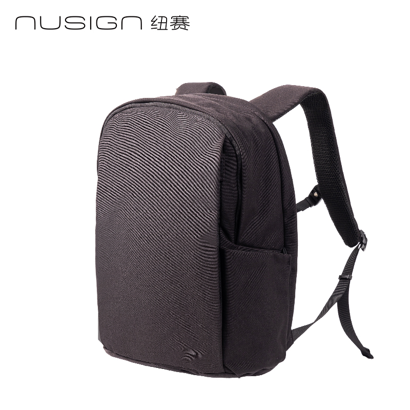 纽赛NS1390简约大容量多功能双肩包(黑色)(个)