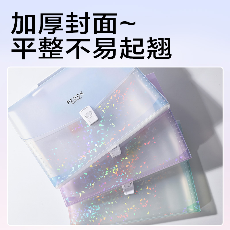 纵横PM365晶彩系列横式13格风琴包(混)(个)