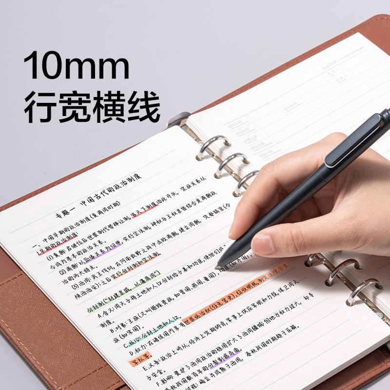 纵横BP30商务活页替芯A5-100张(会议记录)(本)