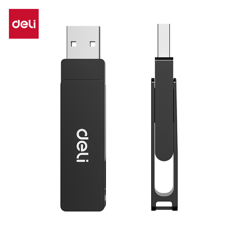 纵横USB3.2U盘LS330-128G(黑)（只）
