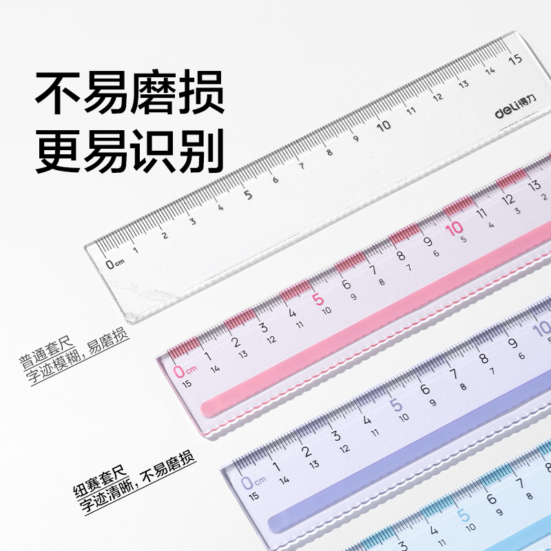 纽赛NS095防滑易拾取套尺-四件套（蓝色）（套）