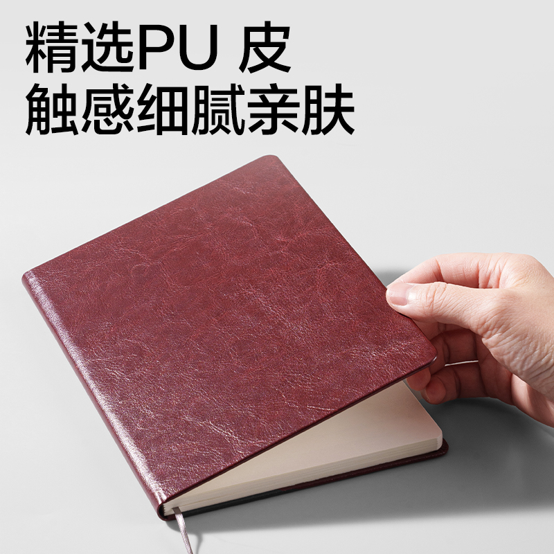 纵横DP485商务硬面贴芯皮面本-A5-80张(棕色)(本)