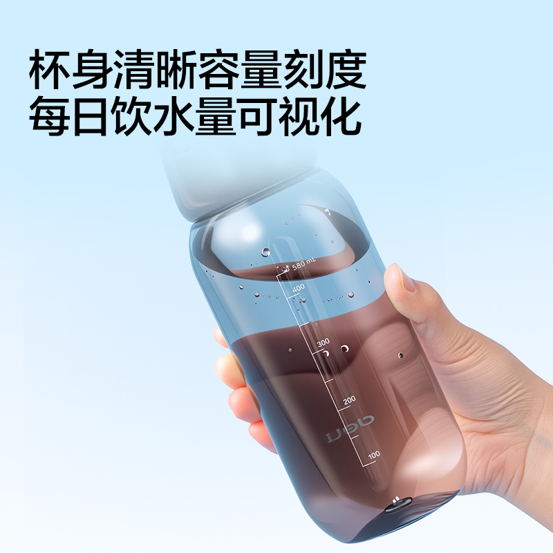 纵横LL318随行杯旋盖580mL(蓝)(盒)