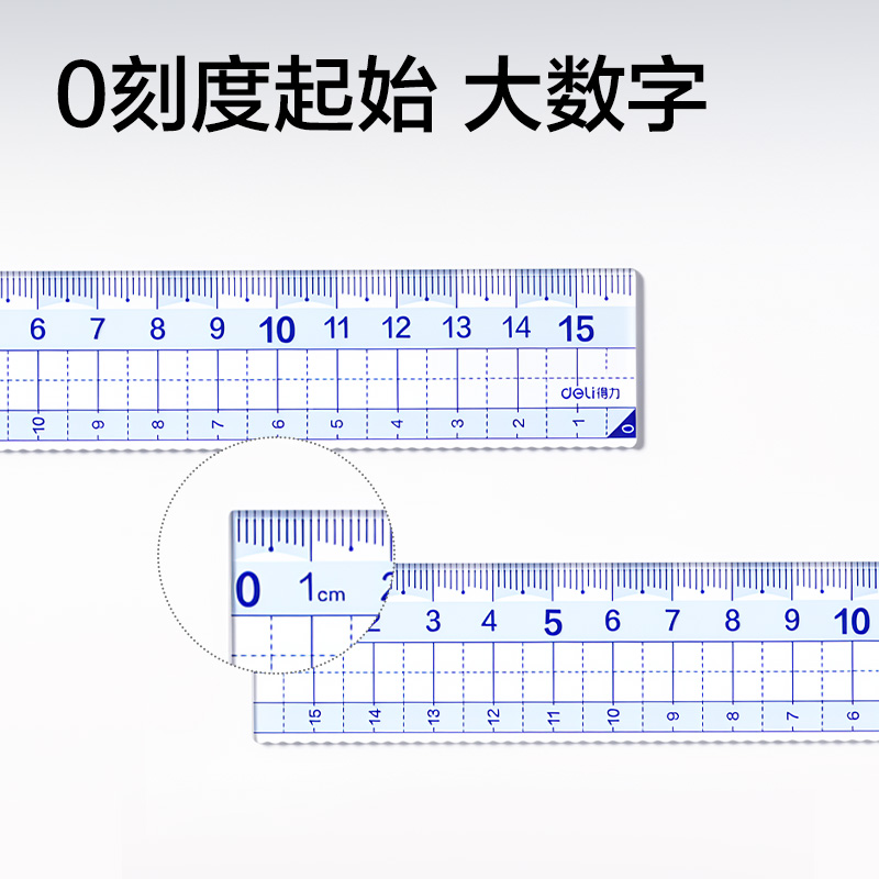 纵横VC50-15T防断防刮花塑盒装套尺15cm(蓝)(套)