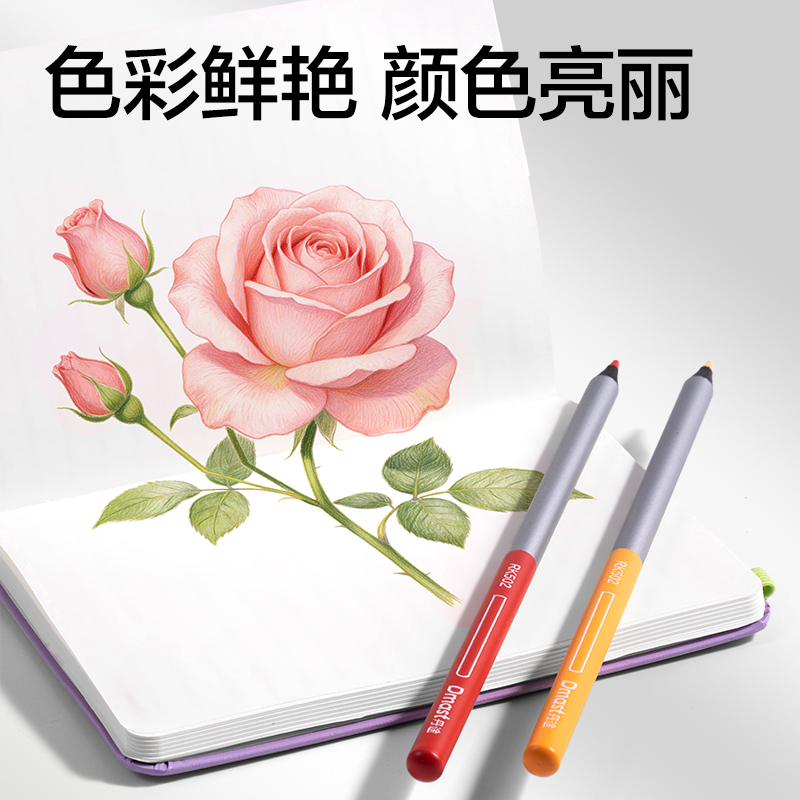 dmast丹途RK502-12彩铅(混)（12支/盒）