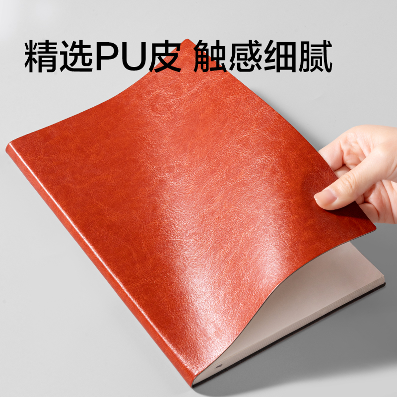纵横BP610-B5商务皮面本12mm行距96张-B5(棕)(本)