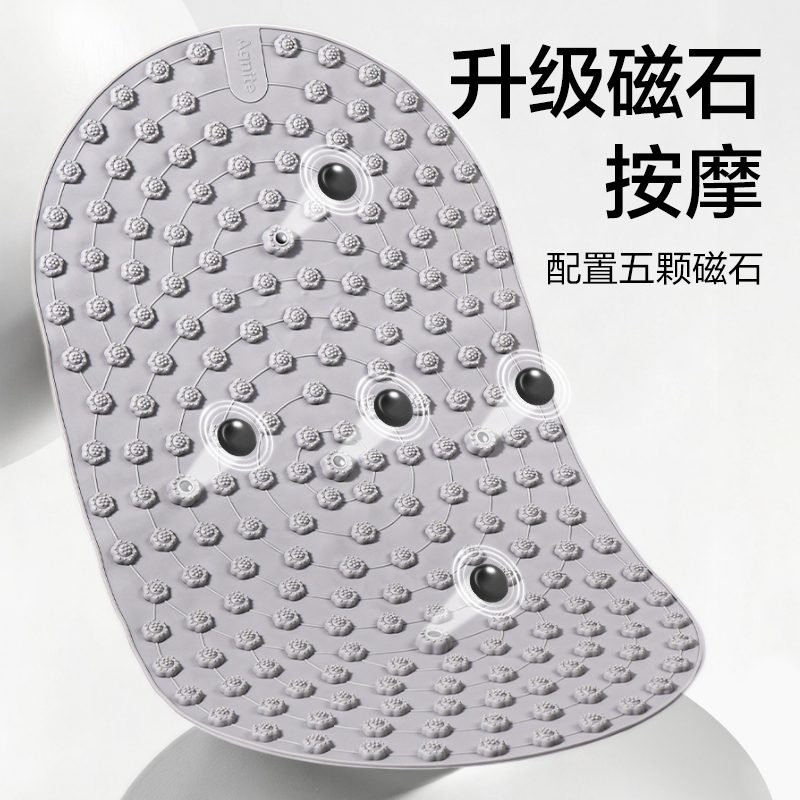 安格耐特FL205_74cm*41.5cm椭圆形TPE磁石趾压板(灰色)(个)