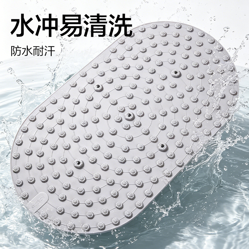 安格耐特FL205_74cm*41.5cm椭圆形TPE磁石趾压板(灰色)(个)