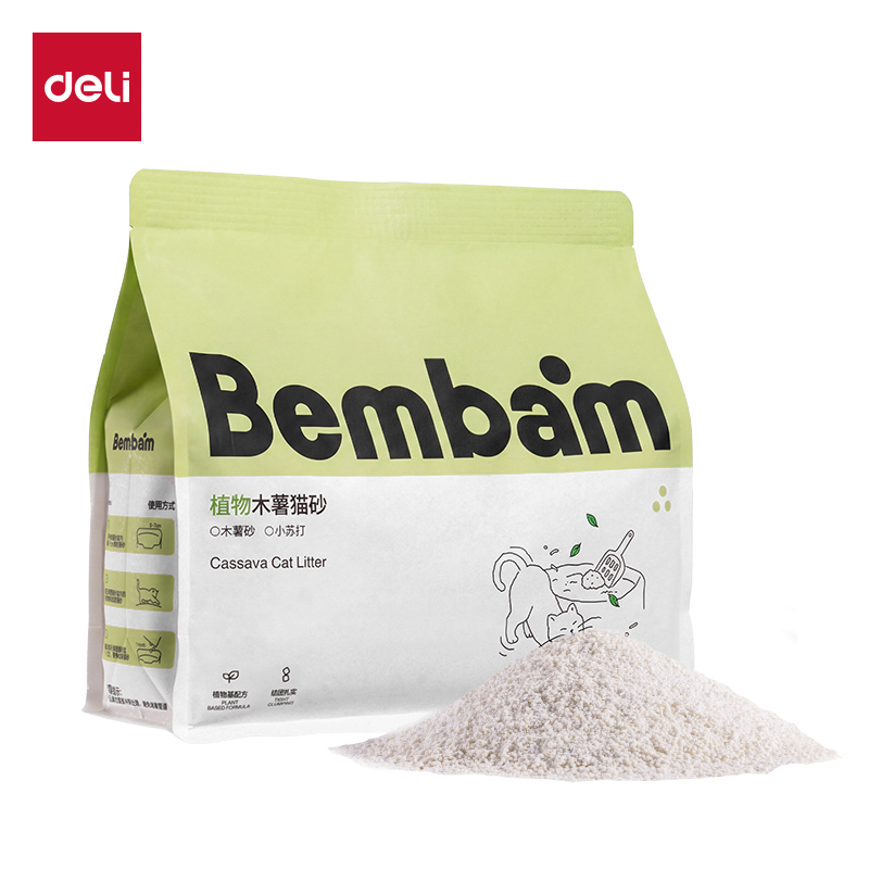 纵横Bembam_BM06_2.5kg木薯猫砂(混)(包)