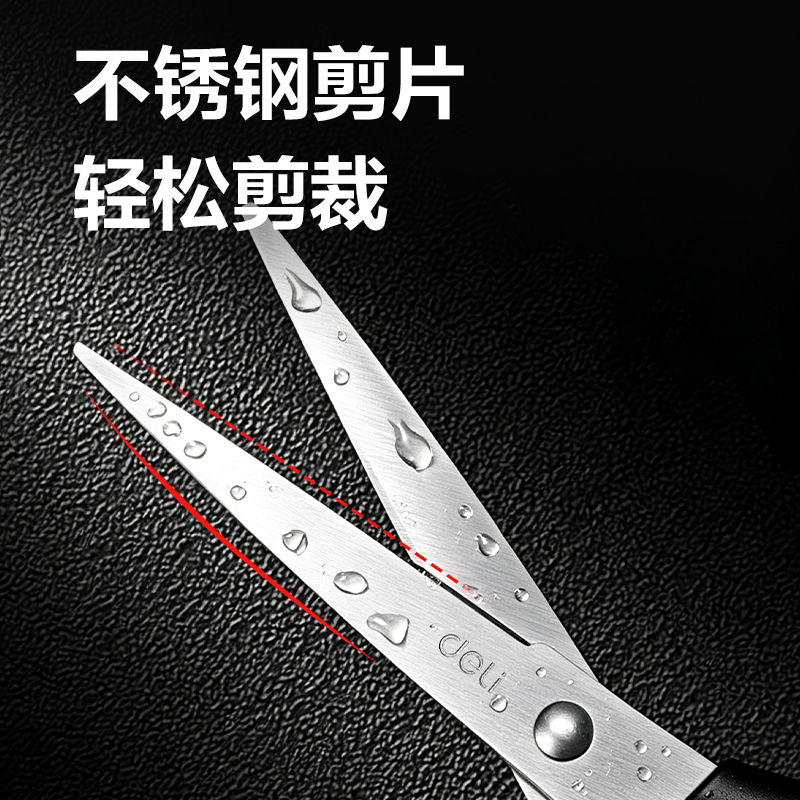 纵横TJ123-办公剪刀160mm(黑)(把)