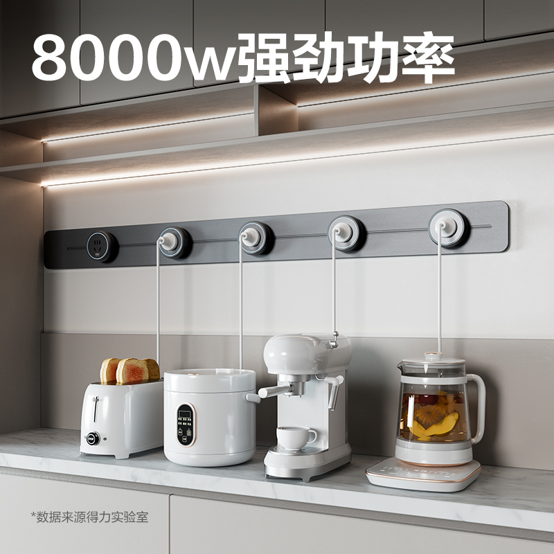 纵横LU6110轨道插座  100+5  牛皮盒装(灰)(个)