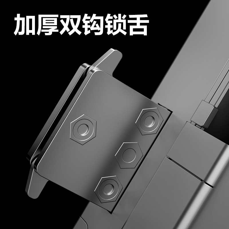 纵横AC214无框玻璃门指纹锁(无地插款)(银)(台)